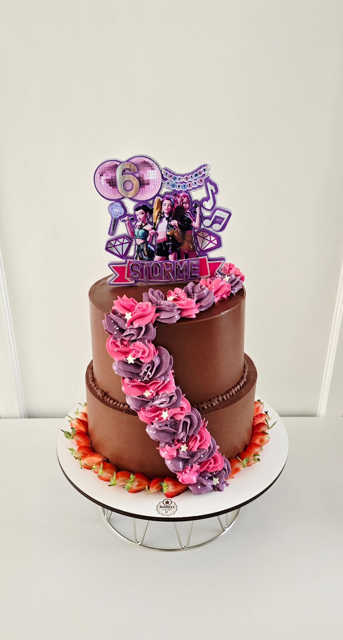 Bespoke custom celebration cake for Girls & Fairytales handcrafted by Nicoleta